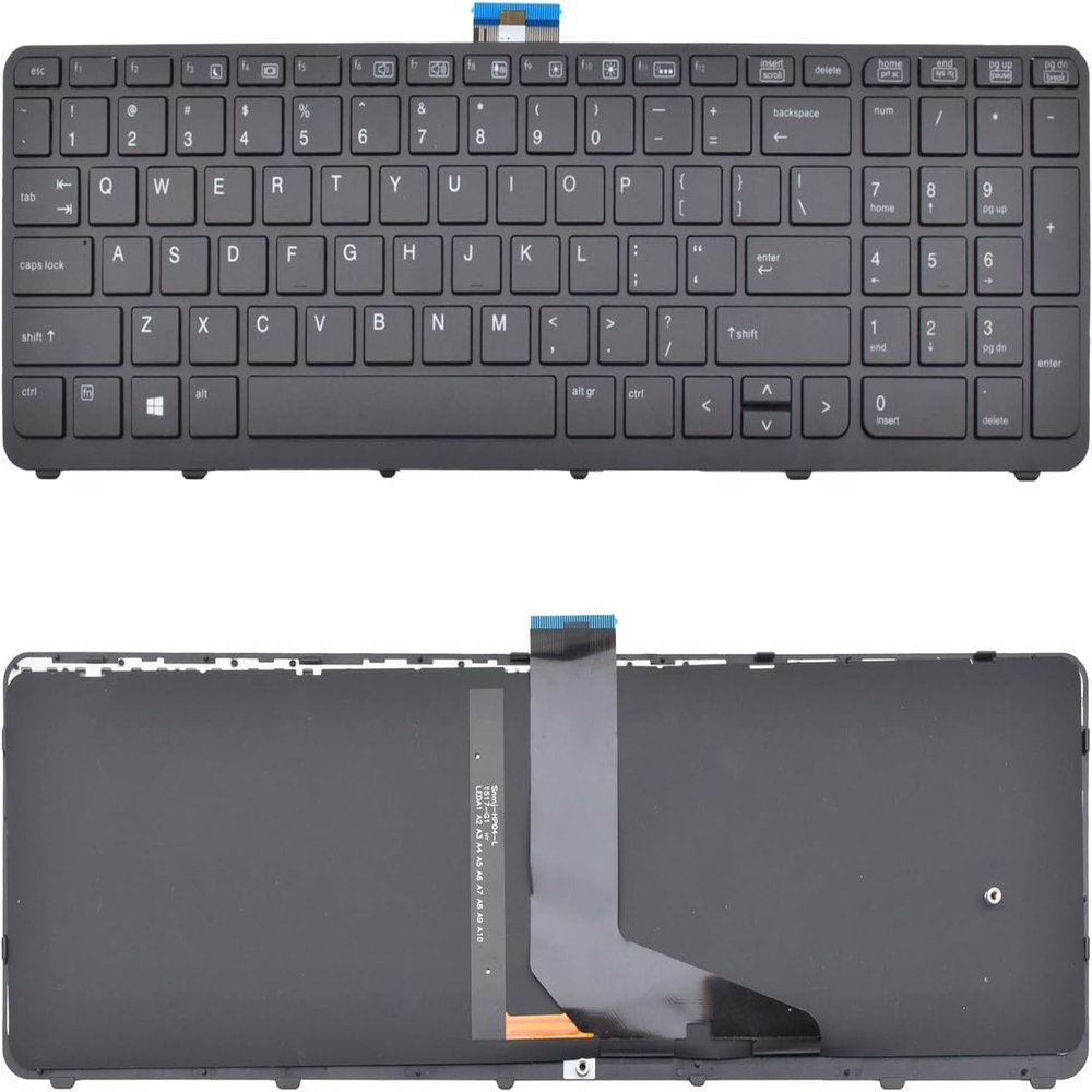 100% New 100% New Keyboard Compatible with HP ZBOOK 15 G1 ZBOOK 15 G2 ZBOOK 17 G1 ZBOOK 17 G2 Series (with Backlight,No Pointer)
