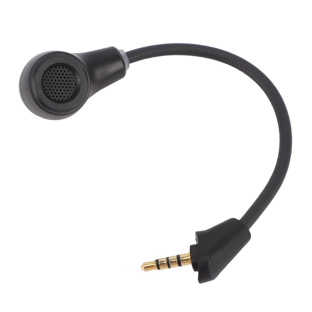 ASHATA Replacement Microphone 3.5mm Boom Compatible with Wireless Gaming Headsets Mic Computer PC Noise Cancelling Gaming Headsets