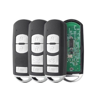 for Mazda 3 6 CX-3 CX-5 Miata Speed 3 SKE13D-01 SKE13D-02 315/433MHz ID49Chip Promixity Card Remote Control Car Key(4 Buttons SUV)