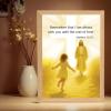 CNVNTAO Luminwork Jesus Lamp 4D LED Jesus Night Light Christ-Frame Light Painting Jesus Picture Light Up Illuminated Christian Decor Lamp for Livingroom Bedroom (1A) view 1