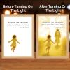 CNVNTAO Luminwork Jesus Lamp 4D LED Jesus Night Light Christ-Frame Light Painting Jesus Picture Light Up Illuminated Christian Decor Lamp for Livingroom Bedroom (1A) view 2