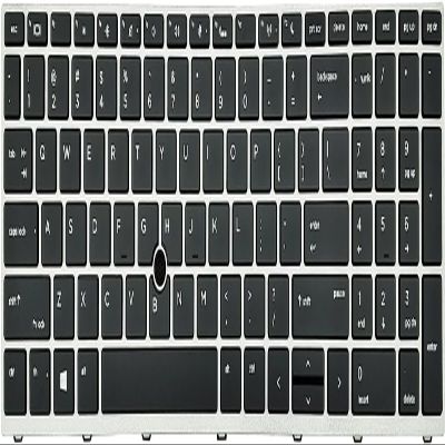 100% New 100% New Keyboard Backlit for HP ProBook 650 G4 650 G5, with Frame Pointer US Layout