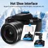 ASHATA 4K Mirrorless Camera, 75MP Digital Camera for Photography with 20X Optical Zoom WiFi 4K Video Camera for Vlog Travel view 2