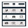 12Inch 4 Cameras Channel Way 360 Degree Bird View Car Dvr Dash Cam with Touch Screen Smart Rearview Mirror for Trucks view 4