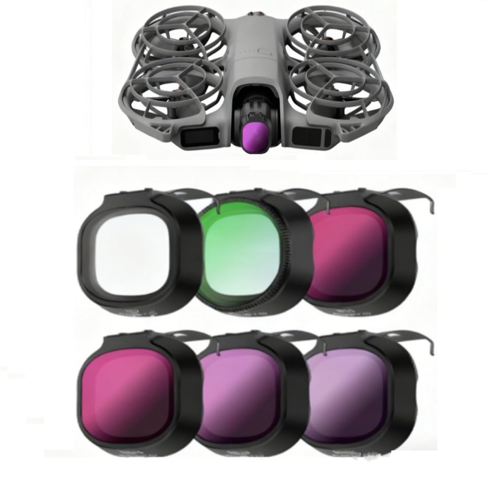 tubanlkey Filter Kit (UV, CPL, ND),Compatible with DJI NEO2 Drone (ND16 Filter (1 PC))