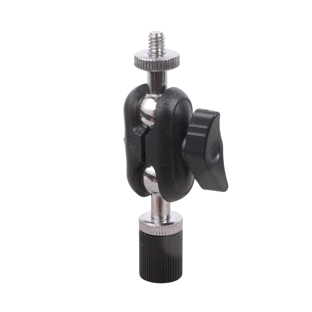 1/4inch Male to Female Threaded Rotatable Extension Arm for Camera Lighting Studio Equipment Heavy Duty Metal Clamp Microphone Stand Adapter Extension