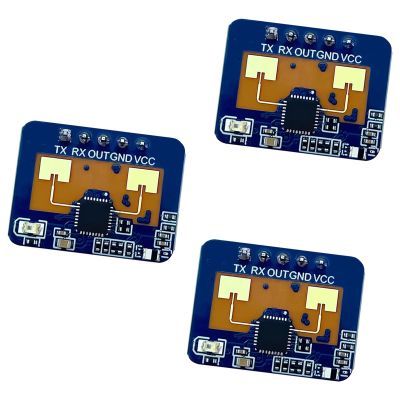 24GHz Module LD2410C Soldered Header Pins Integrated Low Power Compact Square Size Motion Detector