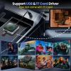 5-in-1 Wireless CarPlay & Android Auto Adapter with Netflix/YouTube, [Supports 4K HDMI Output & Screen Mirroring] - Plug & Play Car Play Wireless Smart AI Box for Cars with OEM Wired CarPlay/Auto view 4
