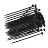 100Pcs Nylon Universal Cable Ties Heavy Duty Self-Locking Tie Wraps Wire Fastener Clips- 0.8x28cm view 1
