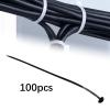 100Pcs Nylon Universal Cable Ties Heavy Duty Self-Locking Tie Wraps Wire Fastener Clips- 0.8x28cm view 2