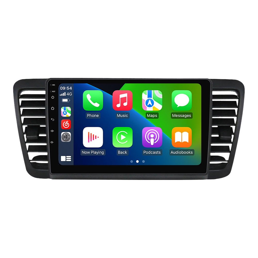 Android 14 Car Stereo Multimedia Player GPS Navigation, 9 Inch Screen Car GPS System for Subaru Legacy Outback 2003 2004 2005 2006 2007 2008 2009