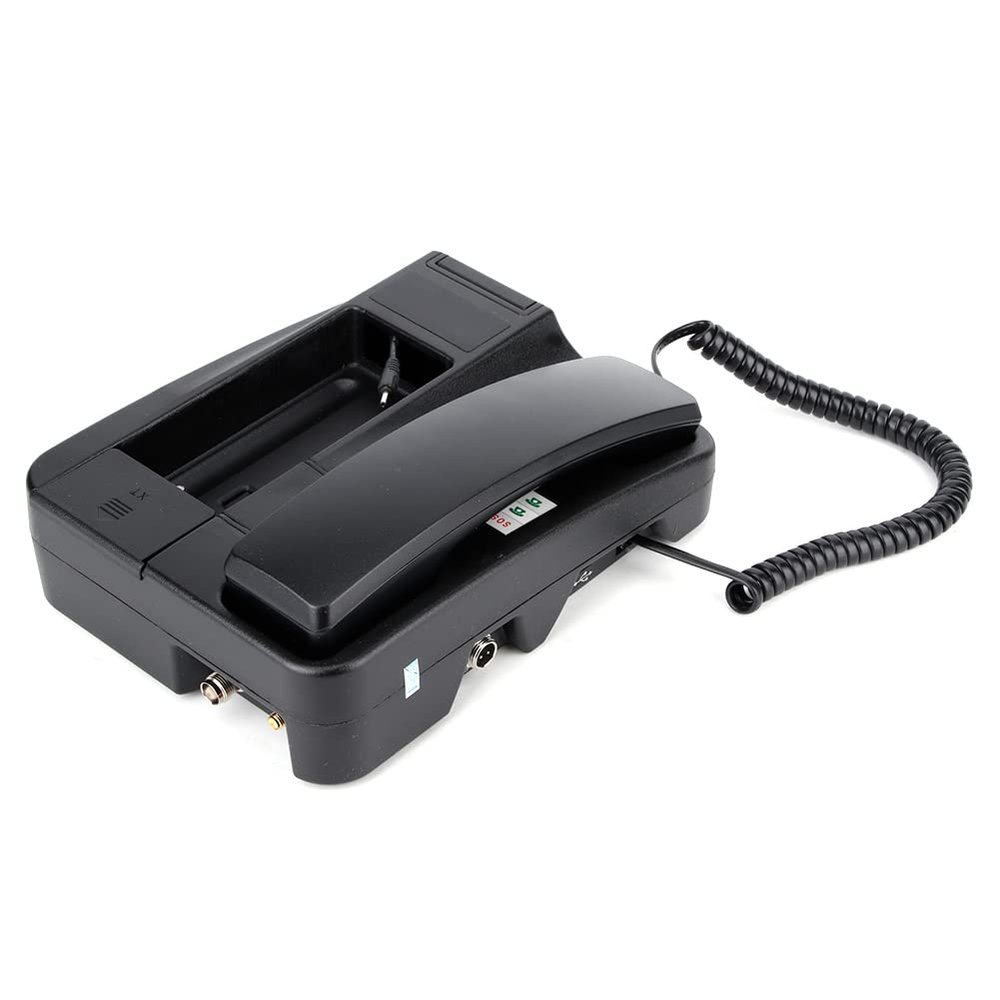 Jauarta Satellite Telephone Docking Station, Built in Omnidirectional Active GPS Antenna with 40m Coaxial Cable, for Thuraya XT and XT Lite