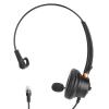 Hulex Supplies Telephone Headset with Microphone, Business Headphone for Call Center Office, HD Audio Sound with Noise Cancellation, Rotatable Head Card 330 and Swing Arm Mic, Comfortable view 1