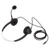 KunEchevyr H360 Type C Binaural Business Headset, Double Sided Office Headset with Noise Cancelling Mic, Comfortable Ear Cushions for Call Center Online Course Conference Call, Plug view 1