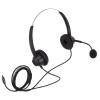 KunEchevyr H360 Type C Binaural Business Headset, Double Sided Office Headset with Noise Cancelling Mic, Comfortable Ear Cushions for Call Center Online Course Conference Call, Plug view 2