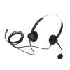 KunEchevyr H360 Type C Binaural Business Headset, Double Sided Office Headset with Noise Cancelling Mic, Comfortable Ear Cushions for Call Center Online Course Conference Call, Plug view 3