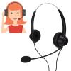 KunEchevyr H360 Type C Binaural Business Headset, Double Sided Office Headset with Noise Cancelling Mic, Comfortable Ear Cushions for Call Center Online Course Conference Call, Plug view 4