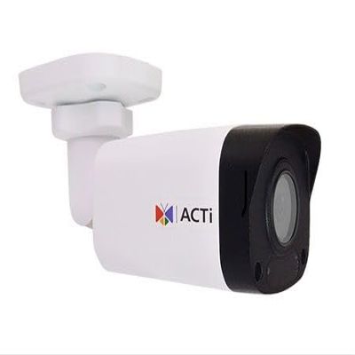 ACTi Z33 2MP Outdoor Network Mini Bullet Camera, IP67 Weatherproof, Metal Housing, IR Night Vision 131ft, 1920x1080 Resolution, 2.8mm Lens, PoE/12V DC