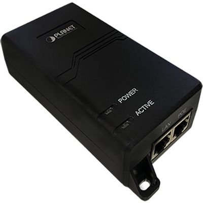 PPOE-0104 High PoE Injector for Use with I93, I94, I95, I96, I97, I98, I99, I910, I915, B915~B917, B922, B928, B945, B949, A950 and A951 Dome Cameras; Single-Port; AC 100~240V