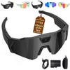 Pov Glasses 4K Baseball Sunglasses with Camera, 2026 Upgrade Smart Camera Glasse for Men Women Sunglasses with Cameras (C) view 1