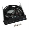 5.25 Inch Desktop PC Case Front Panel USB Hub 2x USB 3.0 2x USB 2.0 Ports HD Audio 20 Pin Connector view 2