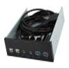 5.25 Inch Desktop PC Case Front Panel USB Hub 2x USB 3.0 2x USB 2.0 Ports HD Audio 20 Pin Connector view 3