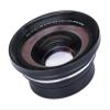 For 4K Camcorder 37mm Macro Lens 72mm Wide Angle Lens 0.39X Full HD Professional Photography Lens 408247 Black view 4