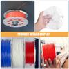 Toddmomy 3pcs Transparent Plastic Cord Reel Organizer Lightweight Portable Electric Wire Storage Spool for Cables Ropes and Extension Cord Management view 4