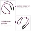 BESPORTBLE Microfiber Camera Neck Strap with Stainless Steel Rings Soft Shoulder Belt for DSLR and Mirrorless Cameras Comfortable Crossbody Rope for Outdoor Photography view 3