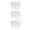 BESPORTBLE 3pcs Transparent Plastic Cable Reel Capacity Wire Organizer Cord Storage Spool for Electric Cords and Extension Wires Versatile Winding view 1