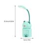 Toddmomy USB Charging Eye Care Desk Lamp for Students Energy-Saving Night Light with Phone Holder Multi-Function Reading Lamp for Dorm Study Green Random Color view 2