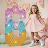 imprsv Ice Cream Birthday Party Decorations, 3FT Light Up Marquee Number 6 view 1