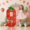 imprsv Strawberry Birthday Decorations, 3FT Berry Theme Marquee Number 9 view 1