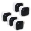 5 Pack Weatherproof Silicone Case Cover for All-New Blink Outdoor 4 (4th Gen), Full Camera Protection, for Blink Outdoor 4 Security Camera Accessories (White) view 1
