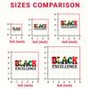 3 Pcs Black Excellence Sticker, Pan African Pride Vinyl Decal, Inspirational Empowerment Equality Diversity Sticker Pack for Laptop, Water Bottle, Notebook, Gift for Black History Month (S1, 5 inch) view 4
