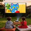 4K HD Projector Screen 16:9 120 Inch, Washable Wrinkle-Resistant Portable Foldable Movie Screen with Hooks Kit, for Gaming& Outdoor Camping view 3