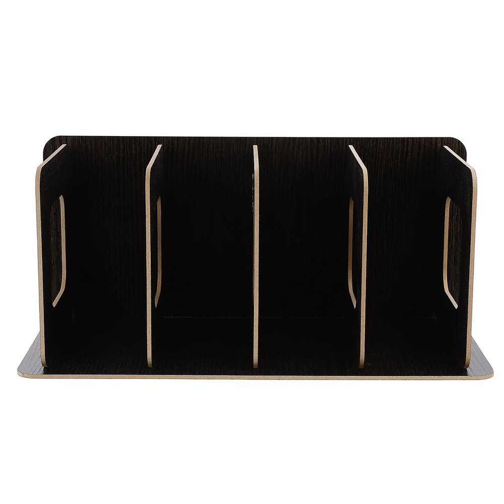 CIYODO Wooden CD Storage Rack Desktop Organizer Disc Holder for Home Office Bedroom Lightweight Shelf for DVDs Records and Media Storage