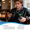 4G LTE Mobile Hotspot, Portable WiFi 6 Device with 1GB Data for 30 Days, Compatible with AT&T, T-Mobile, Verizon, No Contract, Pay as You Go, UFO Shape Design, Black view 3
