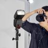 Toddmomy Adjustable Flash Light Bracket with Swivel Metal Umbrella Stand Compatible with DSLR Cameras External Flashes and Video LED Lights Holder for Professional Photography view 2