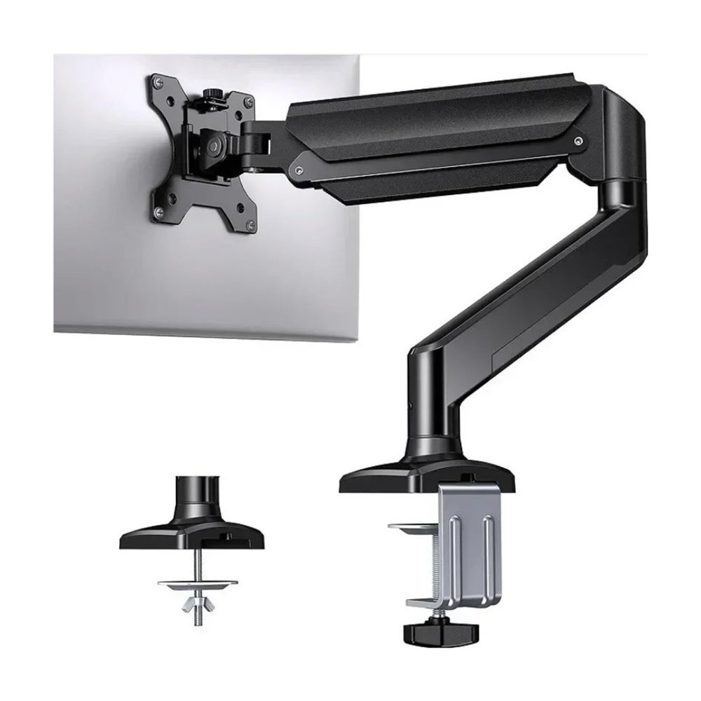 ADBWEKKF Single monitor stand arm computer aluminum alloy desktop stand screen adjustable mechanical arm office monitor stand