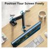 ADBWEKKF Single monitor stand arm computer aluminum alloy desktop stand screen adjustable mechanical arm office monitor stand view 4