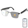 AI Smart Glasses, Support 160+ Languages Real-Time Translation, Photochromic Translation Glasses with Speakers & Mic, Audio & Video Call, Unisex Design Bluetooth Glasses for Travel, Study & Business view 1