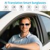 AI Smart Glasses, Support 160+ Languages Real-Time Translation, Photochromic Translation Glasses with Speakers & Mic, Audio & Video Call, Unisex Design Bluetooth Glasses for Travel, Study & Business view 2