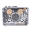SUNGOOYUE Portable Cassette Player, Tape to MP3 Converter with USB Port and Built in Speaker, for Digital Music Conversion, Headphone Jack, Fast Forward Auto Rewind view 1