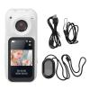 LICAEVEY Thumb Action Camera 1080P, Magnetic Wearable Camcorder with One Click Recording & 180 Rotation, Portable for Cycling Travel Pet Vlog (White) view 1