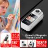 LICAEVEY Thumb Action Camera 1080P, Magnetic Wearable Camcorder with One Click Recording & 180 Rotation, Portable for Cycling Travel Pet Vlog (White) view 3