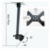 (0.65m-0.9m) Steel 200X200 30 Inch 27 Inch 32 Inch 20 Down Tilt TV Wall Mount Bracket LCD Ceiling Bracket LED Bracket TV Stand view 2