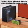 Blue Tooth Adapter for Display Screen, with Stylish Compact Design, 2.3x1.4x6.6cm, Smart TV Audio Adapter, Blu etooth Audio Transmitter, Wireless Convenience, for Smart TV PC Projector Headphone view 4