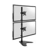 ADBWEKKF Dual Monitor Vertical Stand - 2 Computer Screen Stands 13-32 Inch Dual Displays view 4