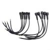 5 Pairs IP65 Waterproof 2/3-Pin 22AWG Wire LED Male and Female Cable Connector for DC 12V Surveillance Camera, 40cm Total Length per Pair(3PIN) view 2